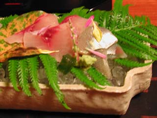 比良山荘:鮎と鯉