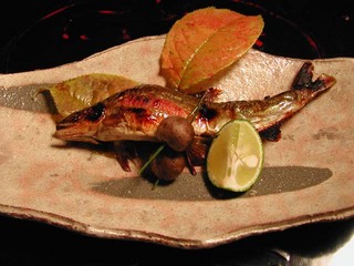 比良山荘:子持ち鮎