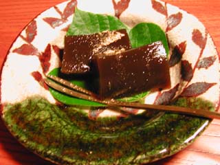 比良山荘:黒糖わらびもち